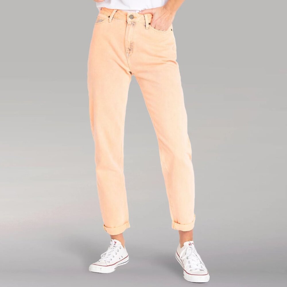 NWT Lee Mom High Rise Straight Overdyed Jeans Size 29